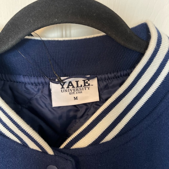 Jackets & Coats Nwt Yale Embroidered Varsity Bomber Jacket Poshmark